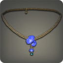 Blue Sweet Pea Necklace