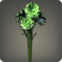 Grüne Kornblumen