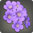 Violette Kirschblüten-Haarspange