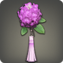 Barrette fleurs d[@SC]hortensia violettes