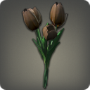 Bouquet de tulipes noires