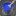 Teinture bleu azur