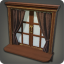 Imitation Curtained Window