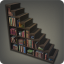 Wooden Staircase Bookshelf